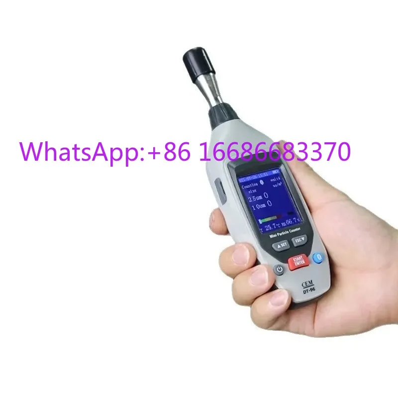 DT-96B Air Quality Tester Cleanroom Dust Concentration Tester Particulate Matter Detector