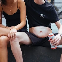 Funny Pop Dad Bod Money Belt Bag Womwn Travel Shoulder Bags Flesh Color Creative Fanny Pack Beer Fat Belly Bum Pouch Waist Bag 2