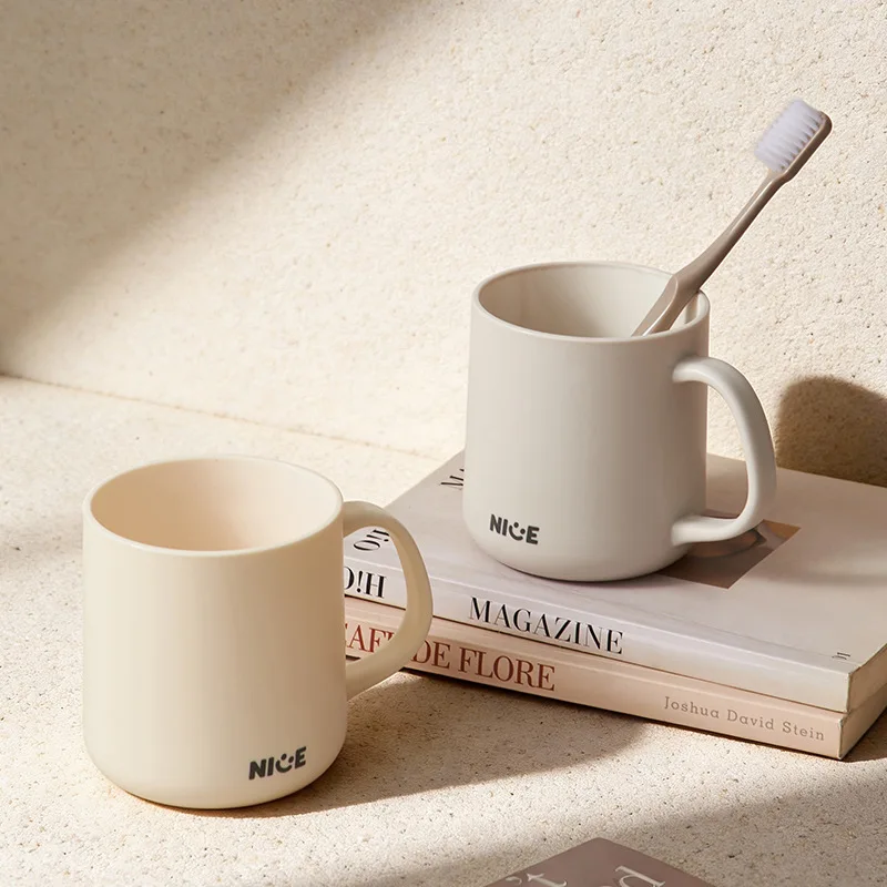 New Style Tooth Cup Washing Cup Household Couple Toothbrush Cup Couple Mouthwash Cup Thickened Anti-fall Tooth Jar Tooth Holder