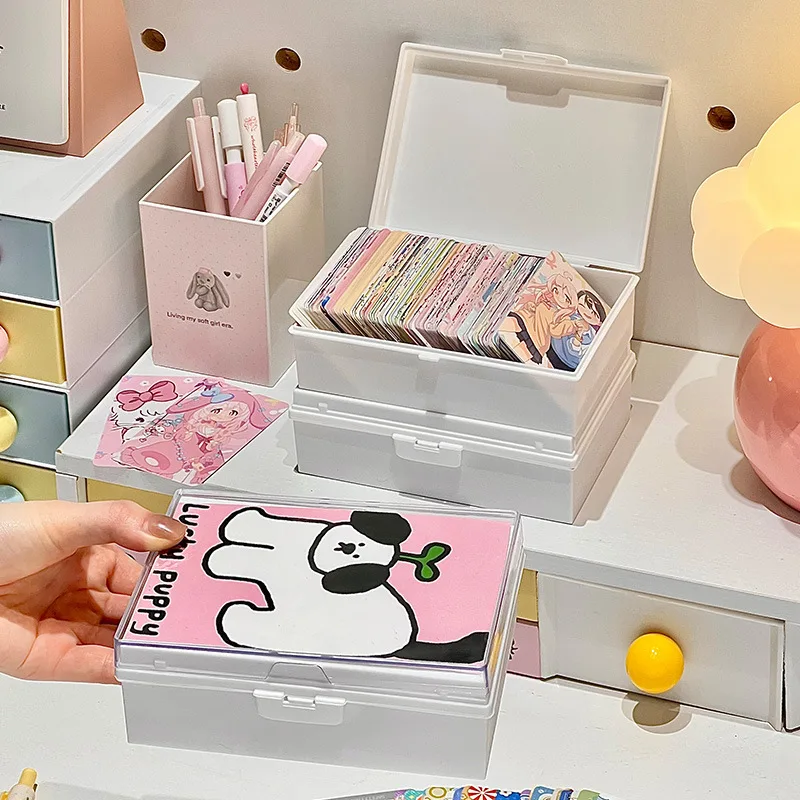 Card Storage Box Can Display Card Storage Box, Small Card Sorting Box Can Replace Cover Image, Bar, Collection Box
