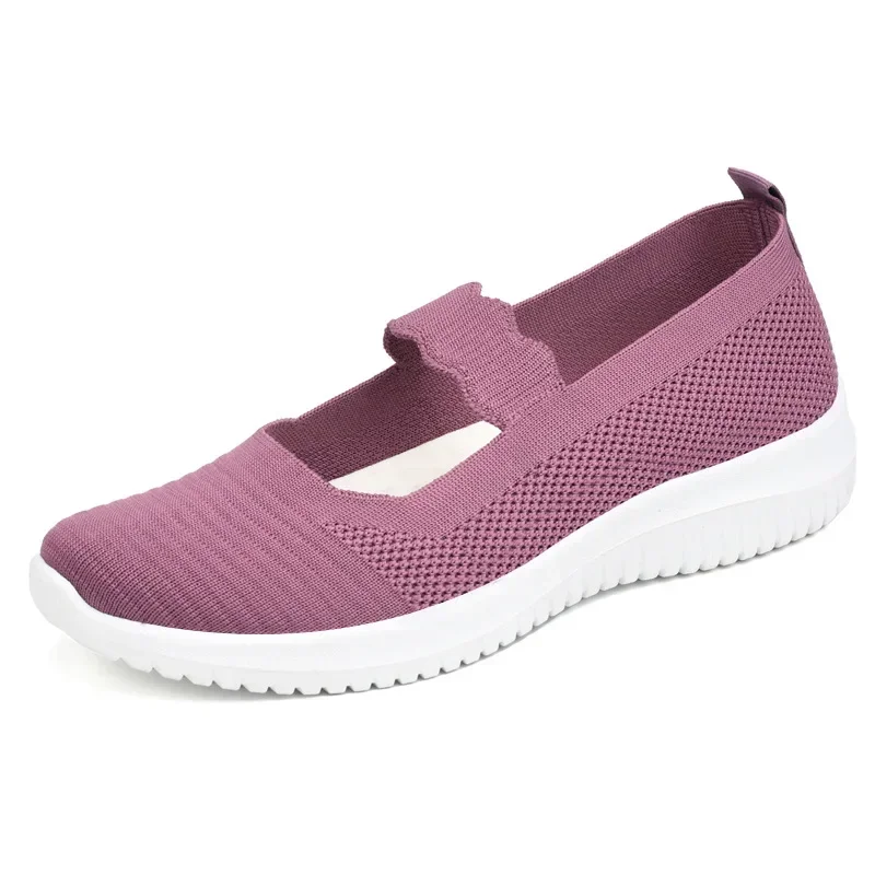 Women Casual Shoes  Breathable Fly Weave Casual Shoes Women Loafers Women Comfort Flat Shoes zapatos para mujer 2024