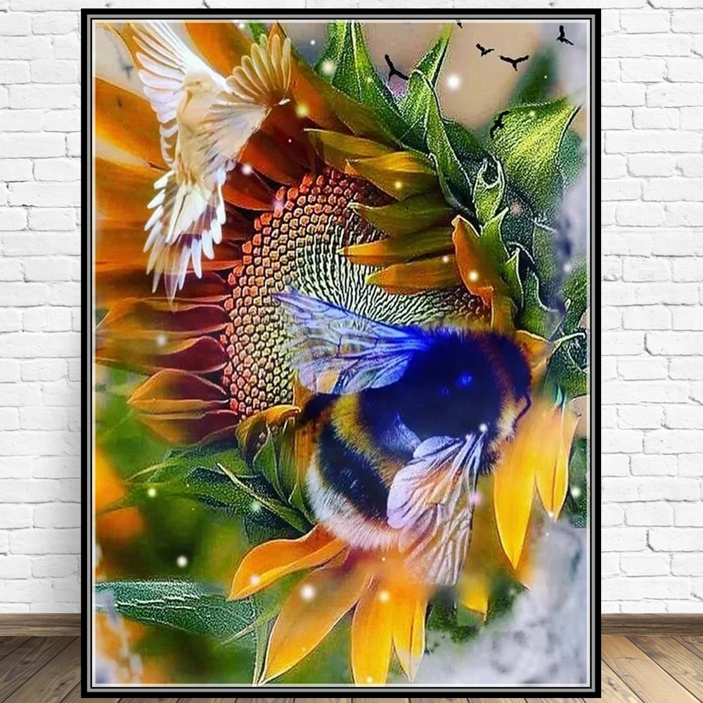 

Landscape Animal DIY 5D Diamond Painting Full Drill Square Round Embroidery Mosaic Art Picture Of Rhinestones Home Decor Gifts