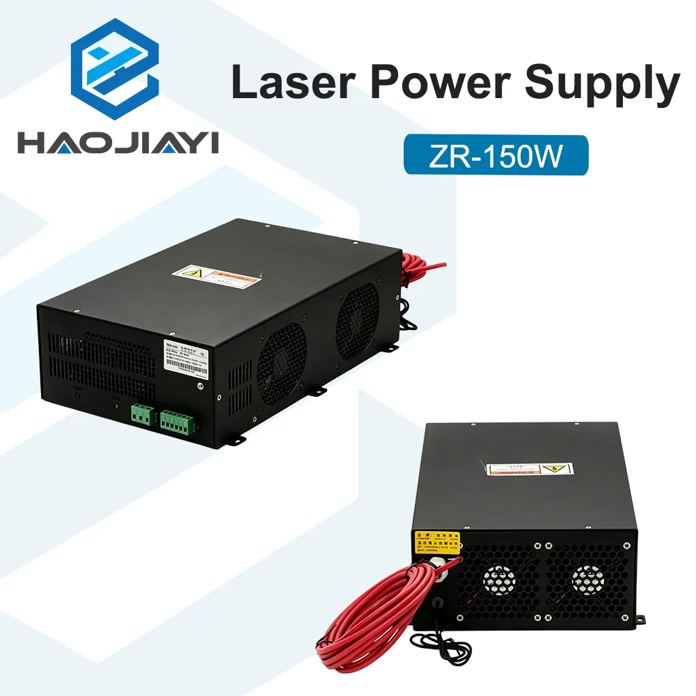 150W CO2 Laser Power Supply ZR-150W High Voltage Power Supply for 150W-180W Glass Laser Tube Laser Engraver Cutter Machine