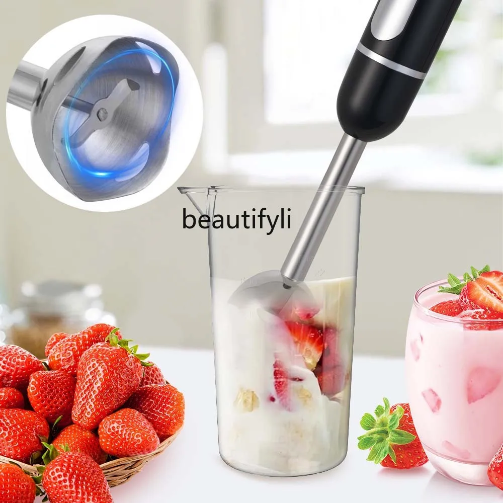 Juice cooking ground meat multi-function handheld mixer
