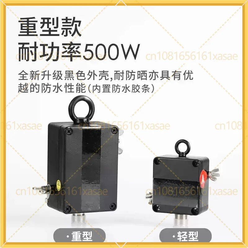 For MagicalANT 49:1 End‑Fed Antenna Balun Adapter, 500W 1.8‑30MHz HF EFHW Matching Transformer For HAM Radio