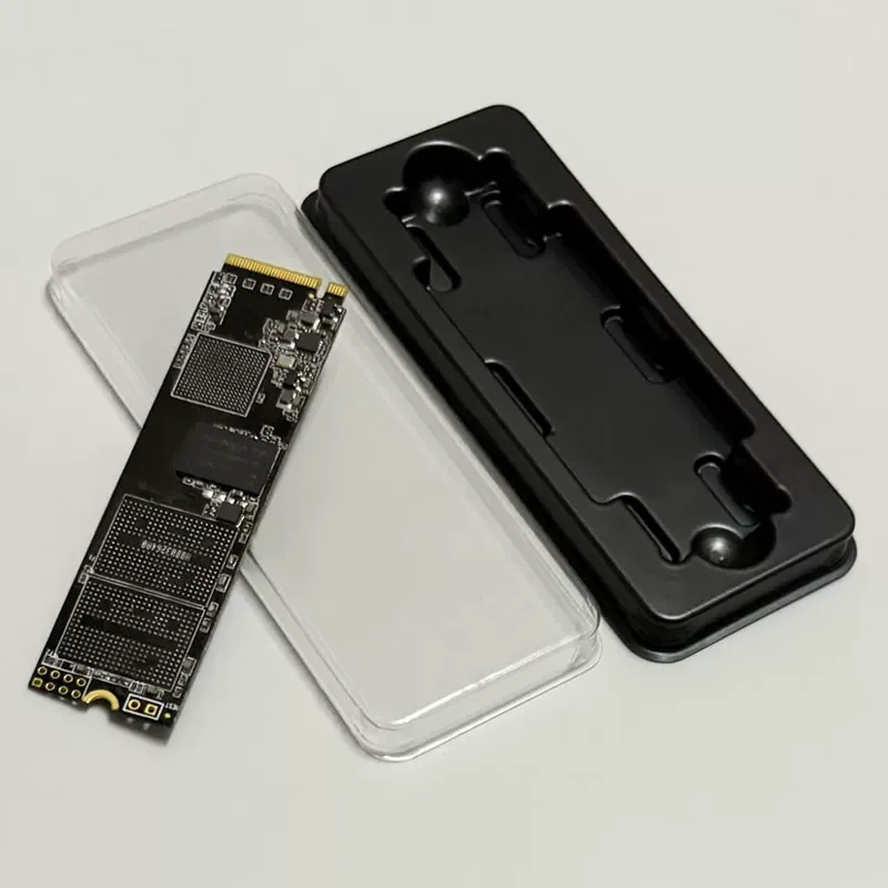 50pcs 2280 M.2 NVMe SSD Blister Case mSATA Transparent Plastic Universal Neutral Solid State Drive Packaging Box
