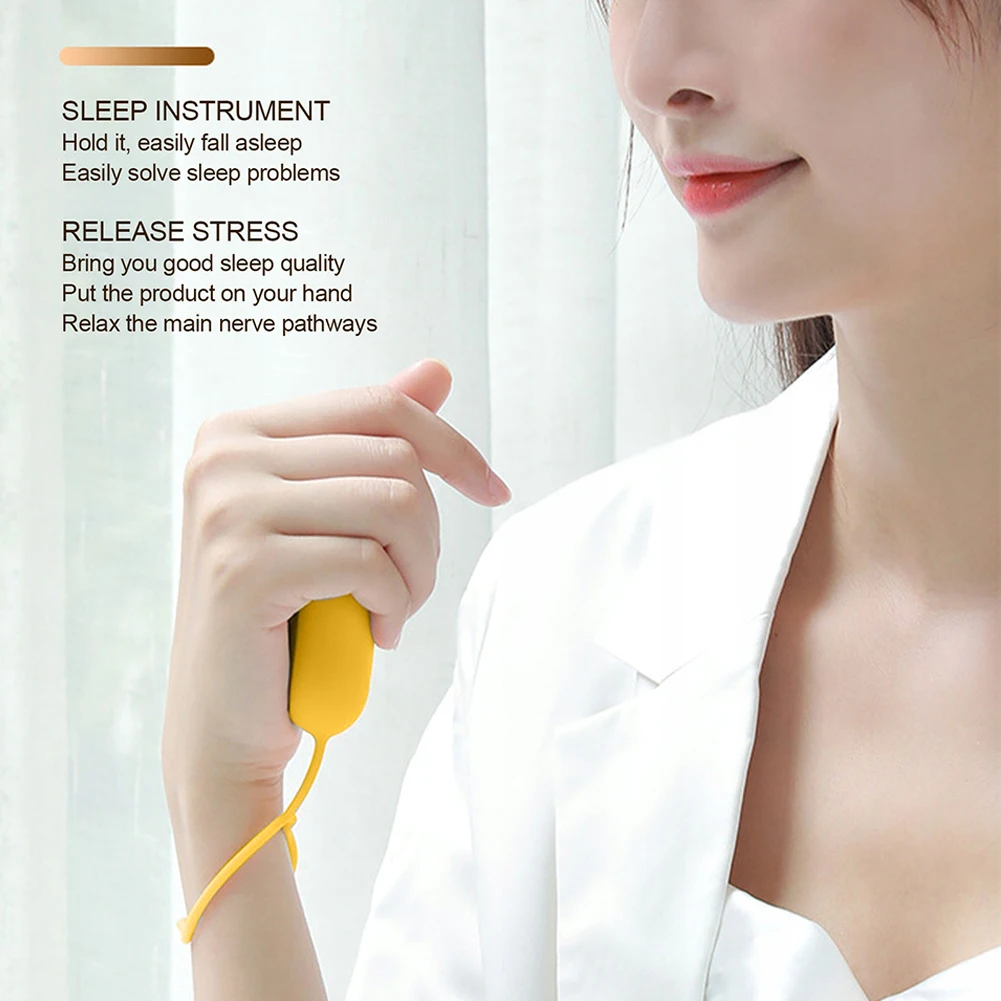 Handheld Micro-Current Instrument Improve Deep Sleep Handheld  Device USB Charging Improved Insomnia Artifact for Home