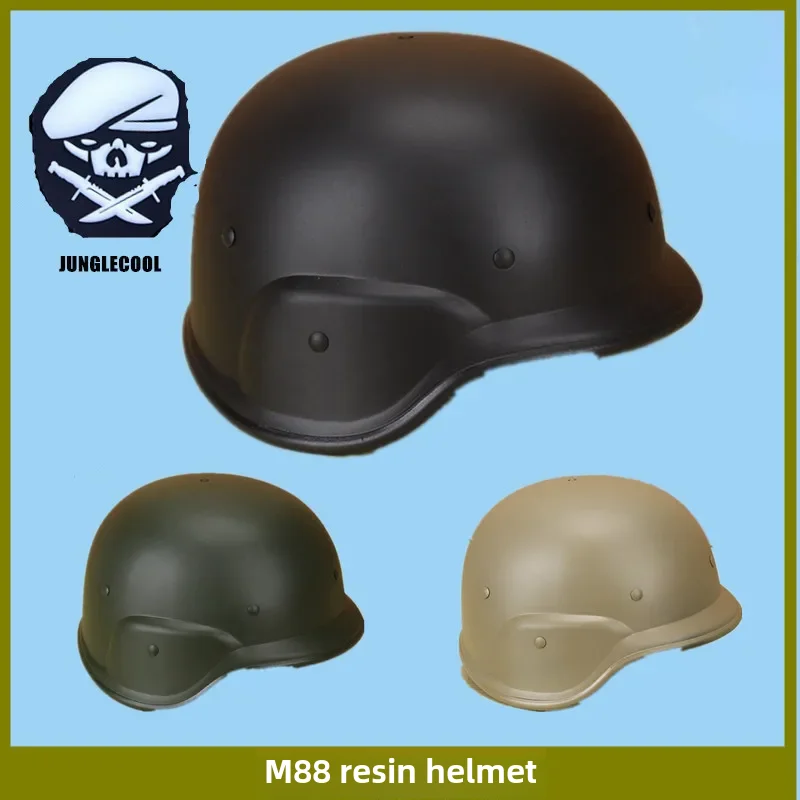 Factory Direct M88 Plastic Tactical Gaming Outdoor Cs Equipment Military Helmet Airsoft Cap Black Yellow Sports Protective Gear