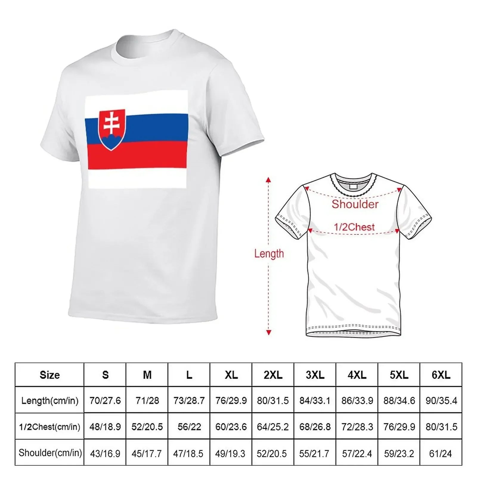 Slovakia T-Shirt oversizeds shirts graphic tee mens t shirts