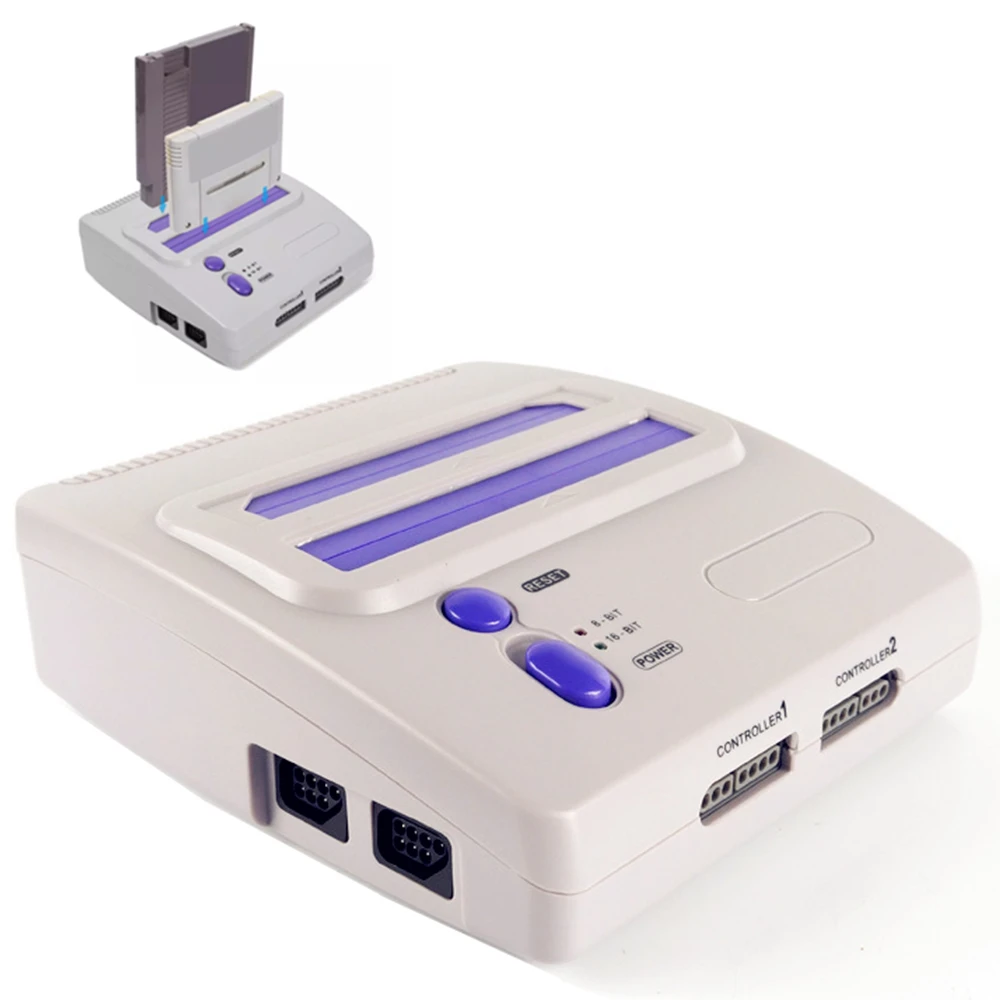 Sistema Dual HD para consola de juegos de TV Retro NES y SNES/SFC, soporte de Hardware Real N8 y tarjeta Flash Super SD2
