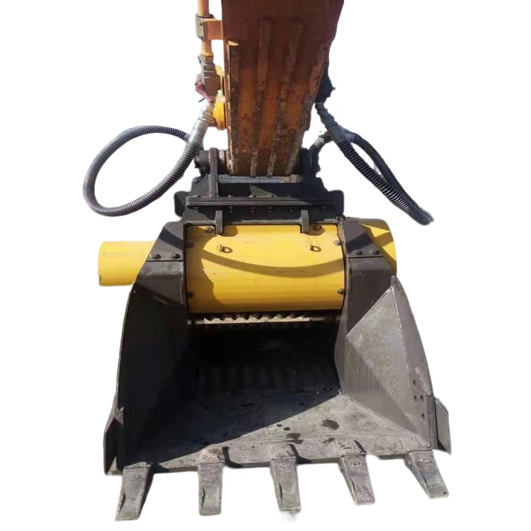 Excavator Hydraulic Crusher Bucket For 20-30T Concrete Rock Jaw Crusher Attachment Crushing Bucket Demolition Recycling