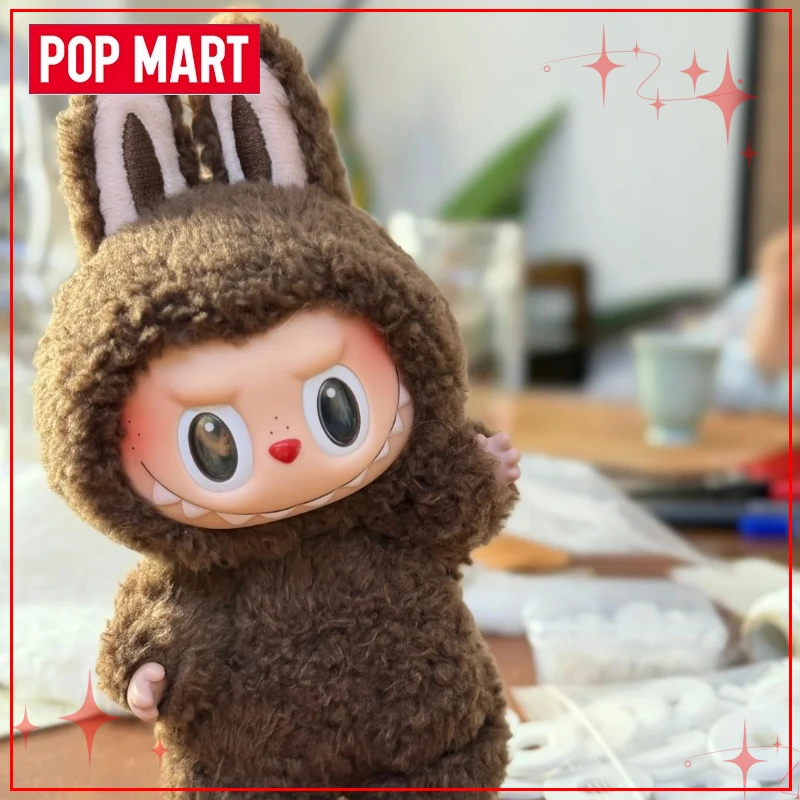 

Подлинная POP MART Labubu The Monsters, захватывающая серия макарон, слепая коробка, виниловая плюшевая кукла, кулон, фигурка, подарки на Хэллоуин