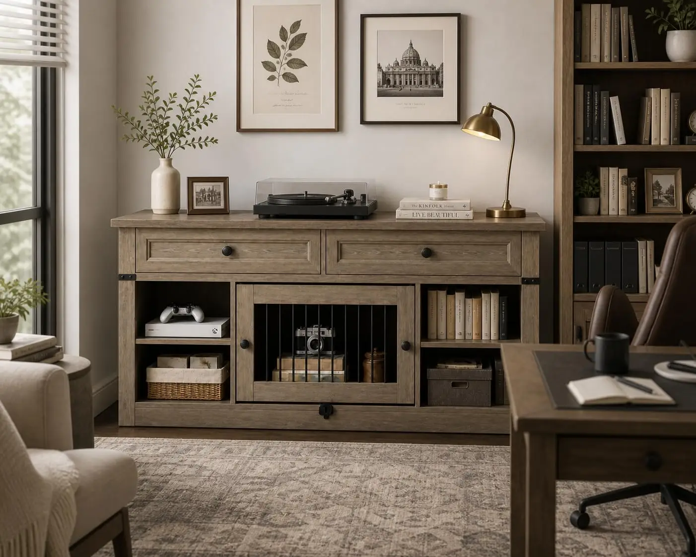 Farmhouse TV Stand for 65