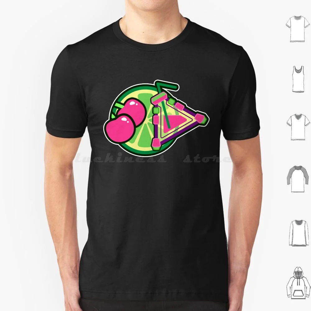 Cherry Limeade Logo T Shirt Cotton Men Women DIY Print Cherry Limeade Splatoon Splatoon 2 Splatoon 3