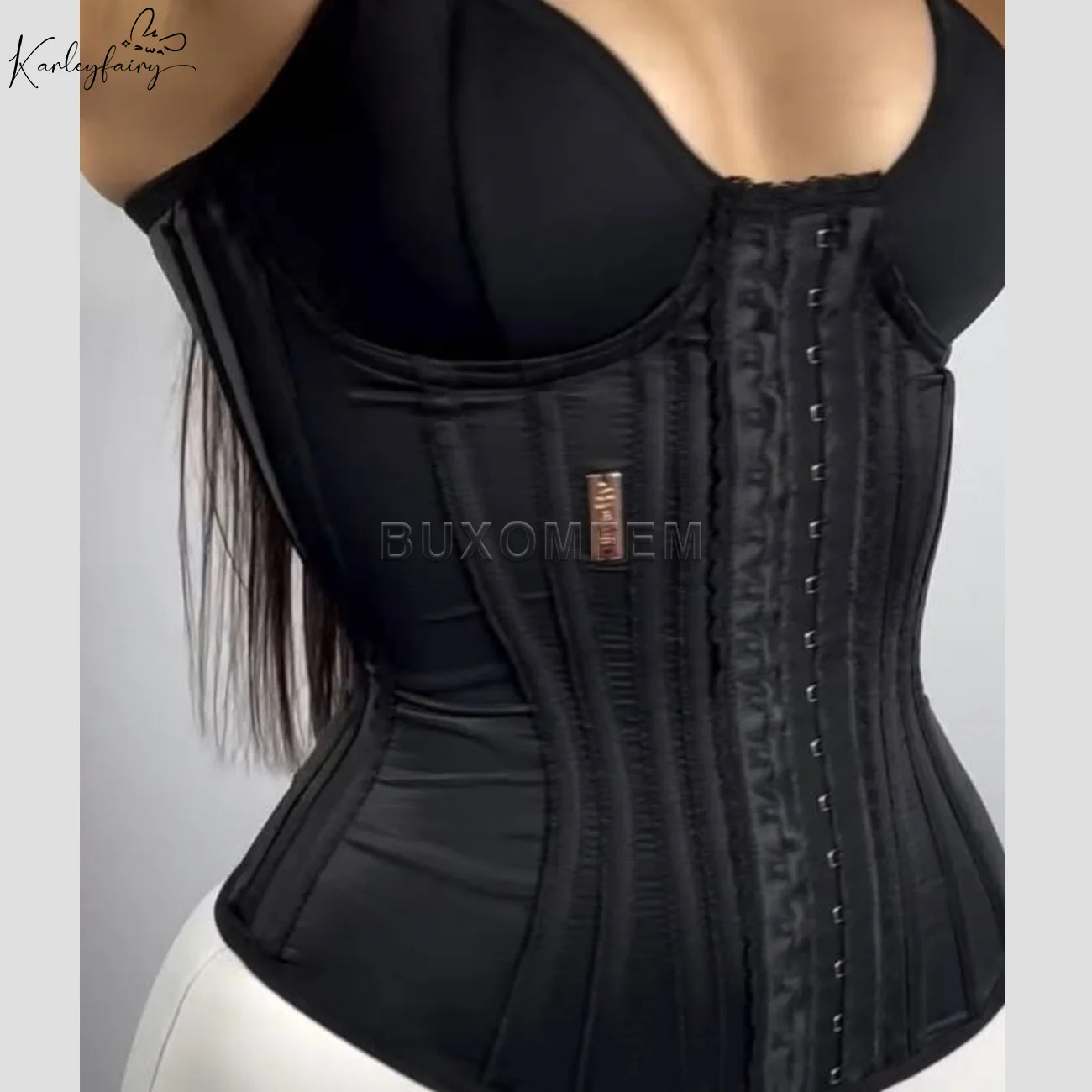 Seamless Thong Body Shaper with Fish Bones Women's Modeling Fajas Colombianas Double Compression Slim Fit Crosets Shapewear Tops