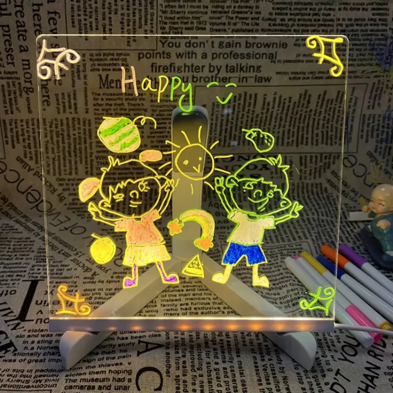 

2025 Unique Christmas Gifts Set Ideas Acrylic Light Board for Kid Christmas Women Girl Boy Children Friend Kids Family