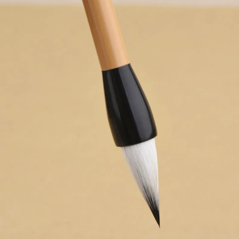 Calligraphy Brush Pen Set Woolen Purple Rabbit Hair Writing Brush Chinese Painting Brush Copying Scripture Calligraphy Galic Pen