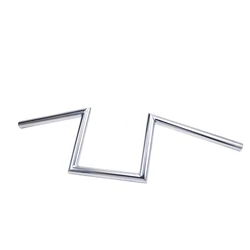 8'' Rise 7/8'' 22mm Motorcycle Handlebar Z bar Drag Bar Fit Universal Intruder Vulcan Road Star Shadow