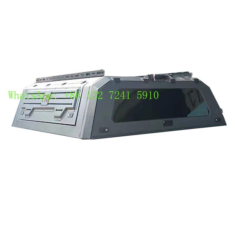 Hongsheng factory Hot selling Waterproof 3-Door Hard High Pickup Canopy, Cargo Bed Rear Cover Shelter Modification Accessories view 4