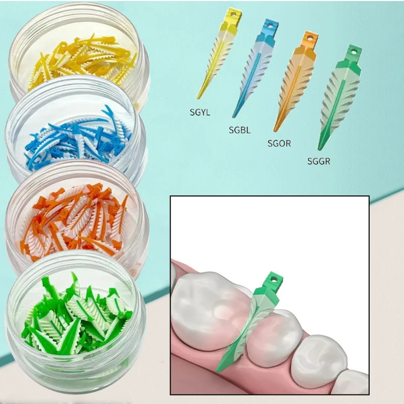 

Sealing Composite Wedges Dental Silicone Adaptive For Contouring And Tightening Contacts Dentist Practice Material
