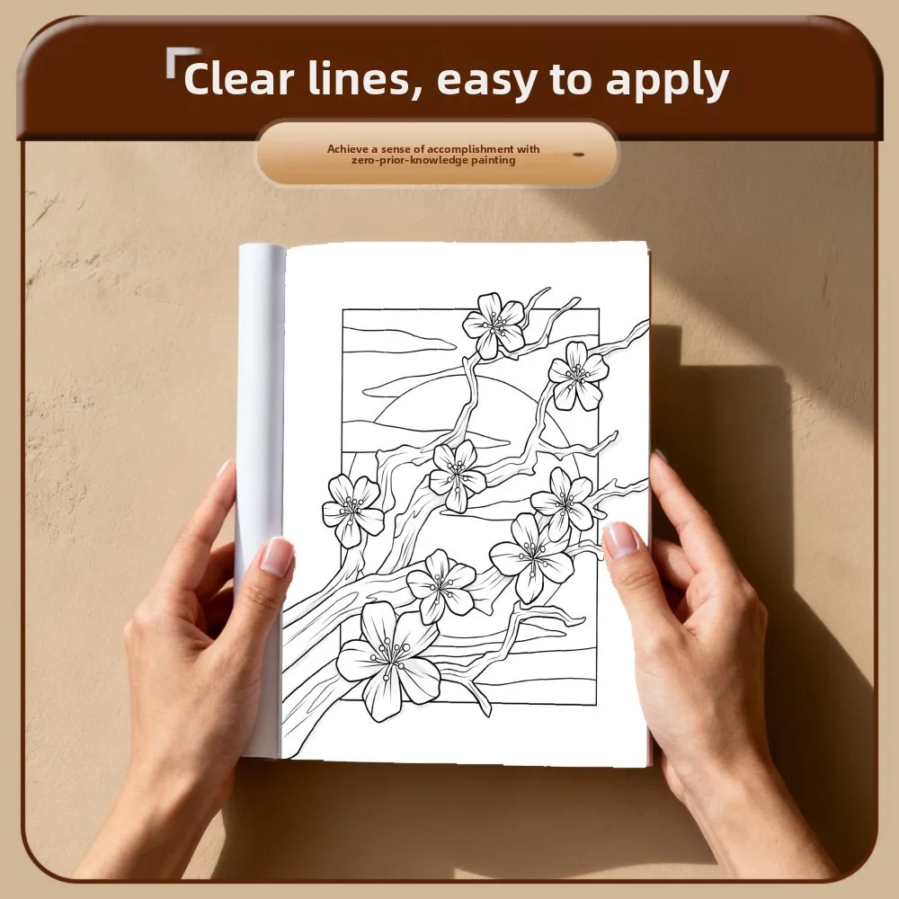 Minimalist Art Coloring Book Simple Elegant Designs for Adults Stress Relief Relaxation Mindfulness Gift