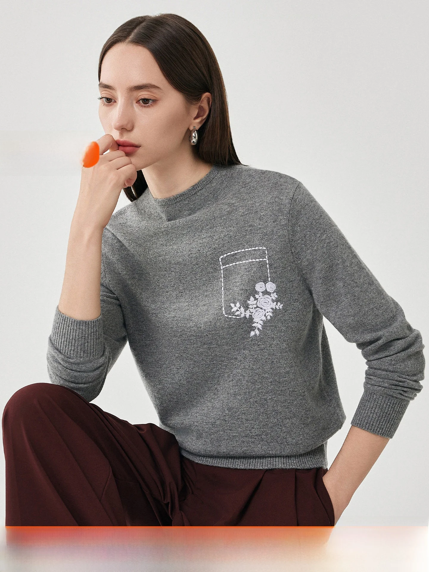 

Zhaojun Autumn Winter New Sle 00 Woolen Sweater f High Collar Forest Girl Knitted Base irt Women's Faion Casual Wear