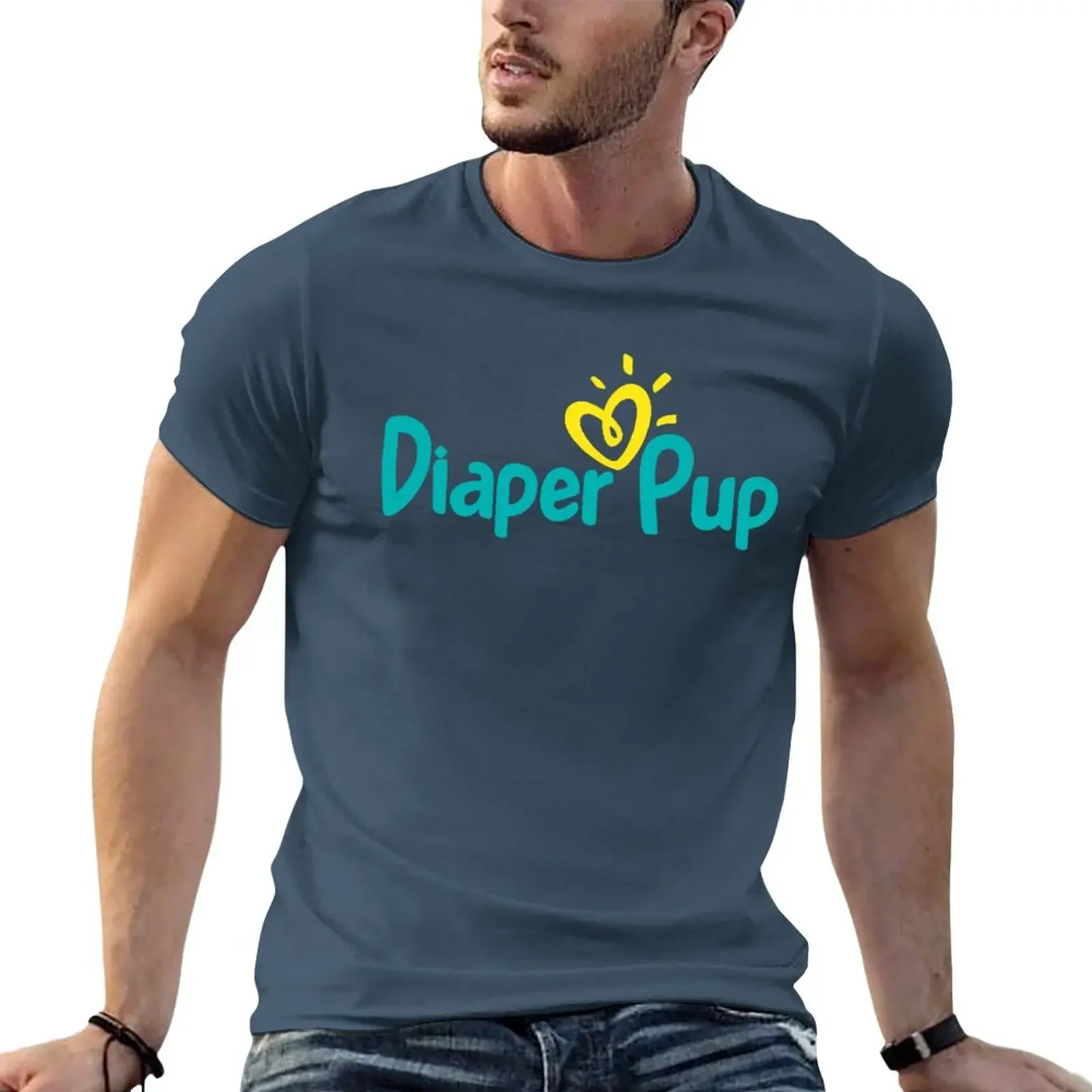 New Diaper Pup T-Shirt sports fan t-shirts quick-drying t-shirt vintage clothes black t shirts men clothings