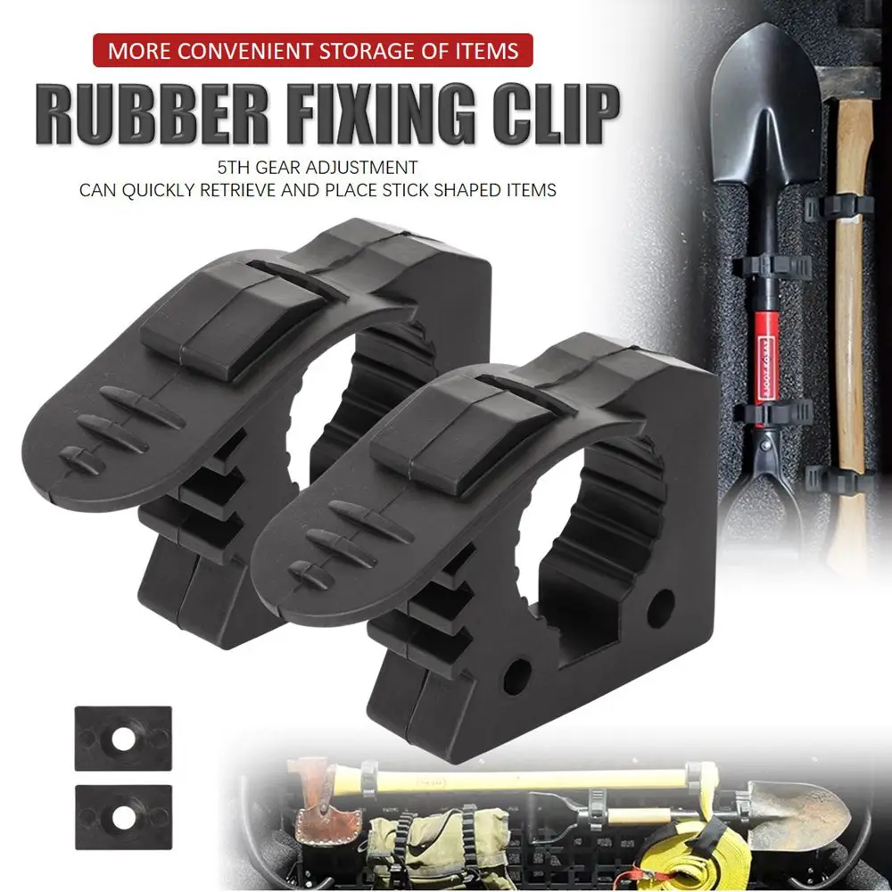 Quick-Release Clamp Mount Rubber Clamp Grip Tool Equipment For Off-road UTV ATV Van Truck Boat Train Home Motorcycle Accessories