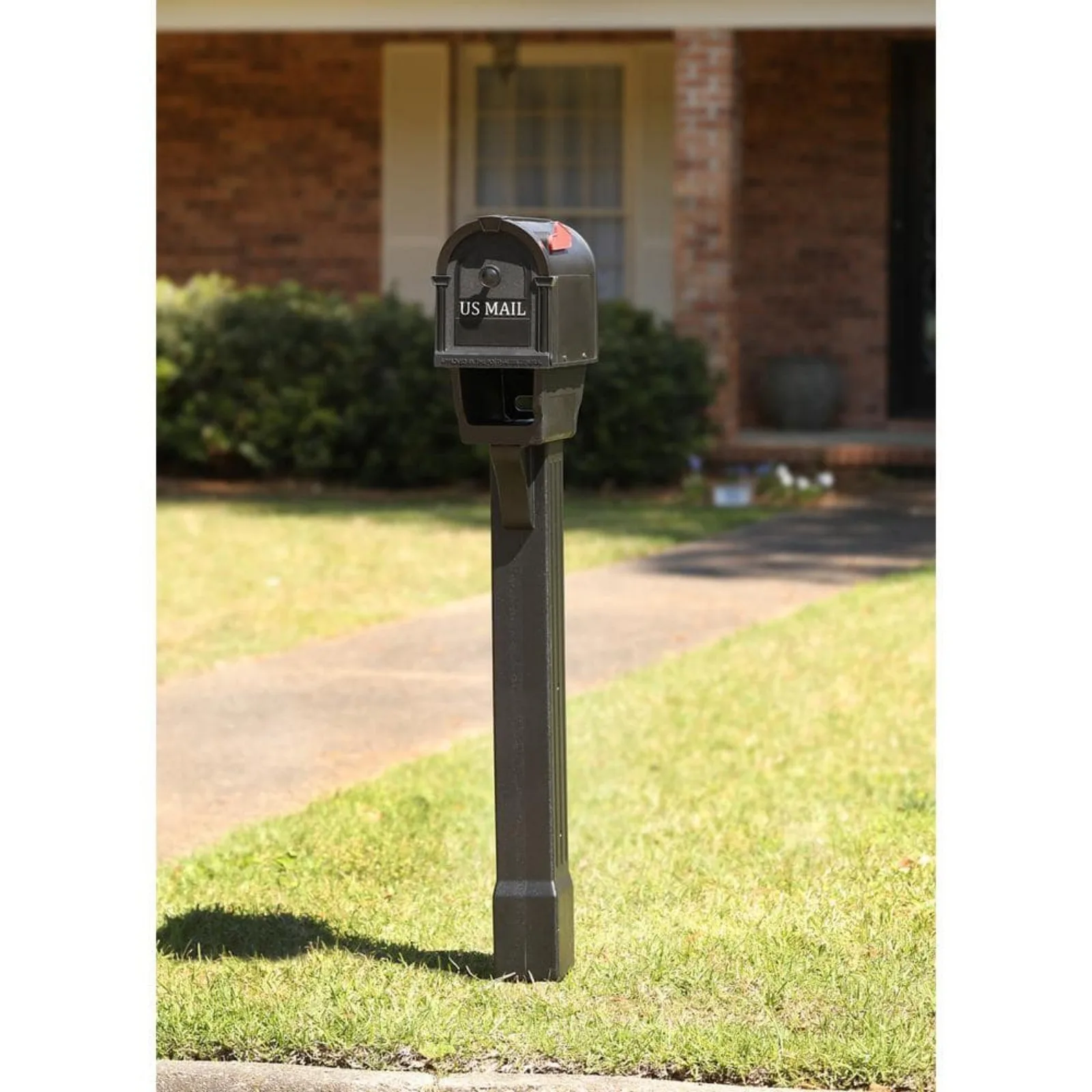 US Postal Pro Hampton All-in-One Mailboxes Kit, Black