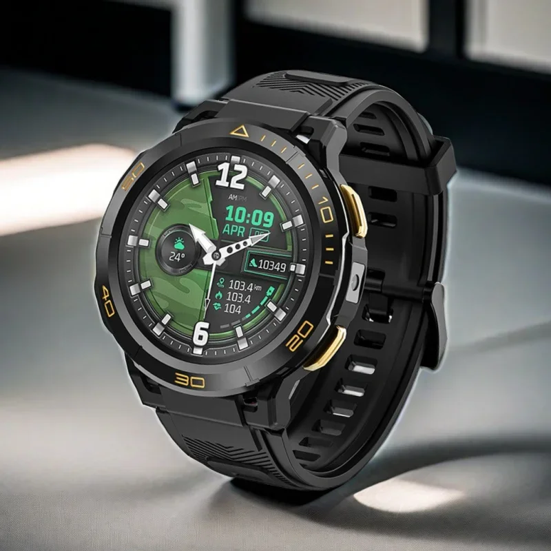 

4G LTE Round Smart Watch Men Android 8.1 1.43" Smartwatch Phone 4GB 64GB 800 mAh 1ATM Waterproof GPS Wifi SIM Adult Google Store