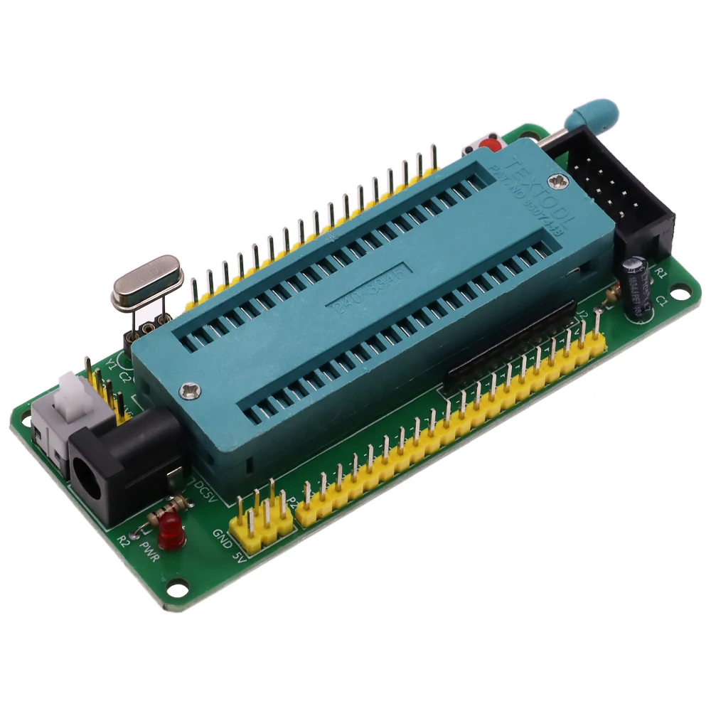 Programmeur de microcontrôleur de module de siège de verrouillage, carte système minimale, développement d\'apprentissage, 51 AVR Mcu STC, STC89C52,