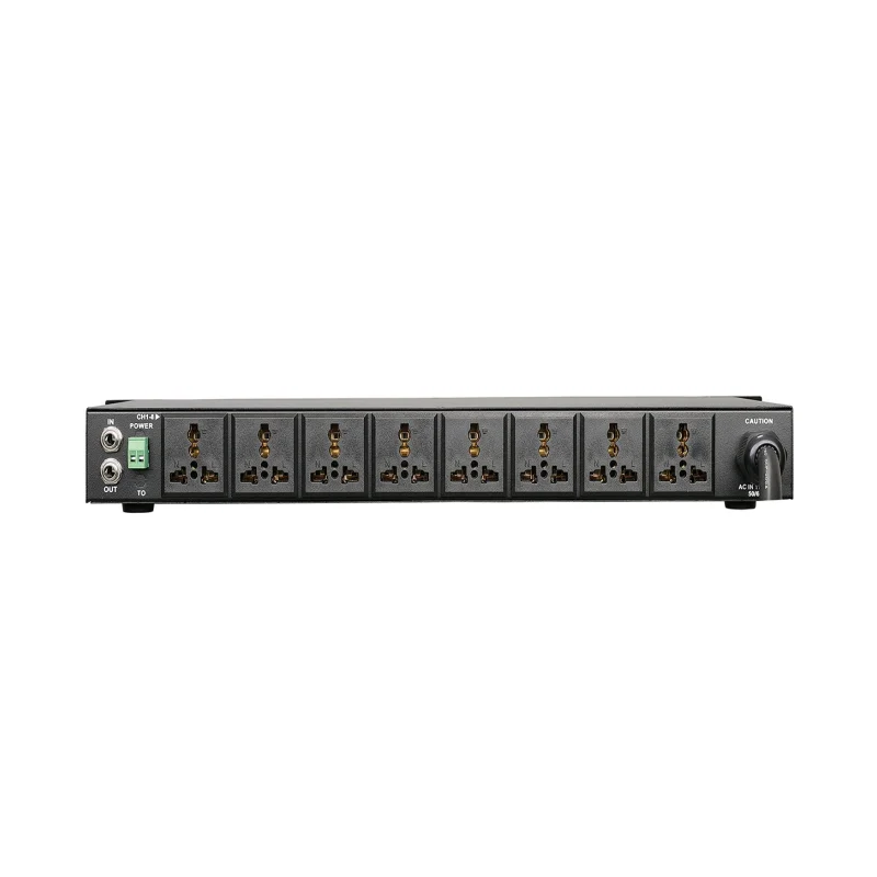 Professional Metal Power Distribution Unit With Sequencer Controller Power Management System For Speaker