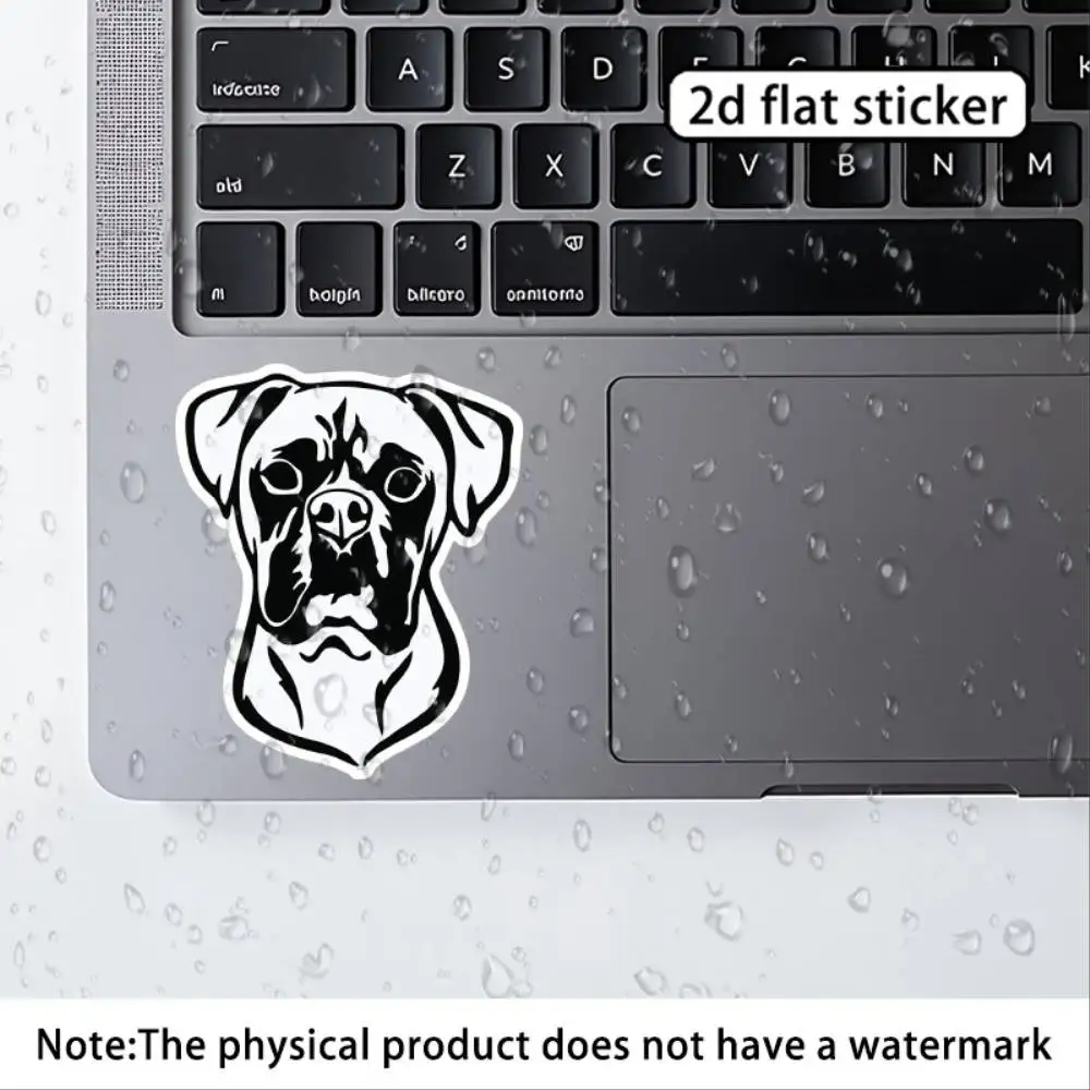Boxer Dog Animal 7 7inch Decoration Sticker For Mp3 Player Mobile Phones Lapto Waterproof Stickers For Decorating Car Windows Mo