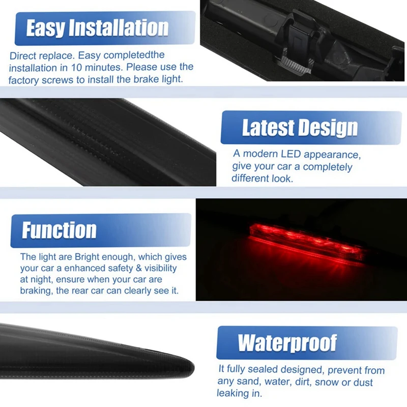 

Для-V 2012-2016 светодиодный третий задний стоп-сигнал высокого уровня 34270--H01 34270-T0A-H01 Автомобильный 3-й стоянковый фонарь-A10G