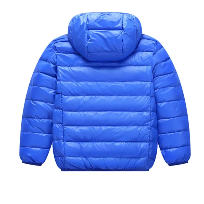 Autumn Winter Warm Jackets for Girls Ultralight Duck Down Coats Boys Toddler Kids Hooded Outerwear teenage Children Clothes