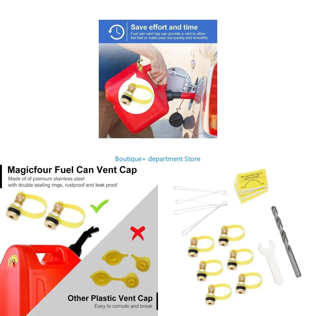 E1PD Coppers Fuels Cap with Reinforced Rubber Seals Leakage Protections