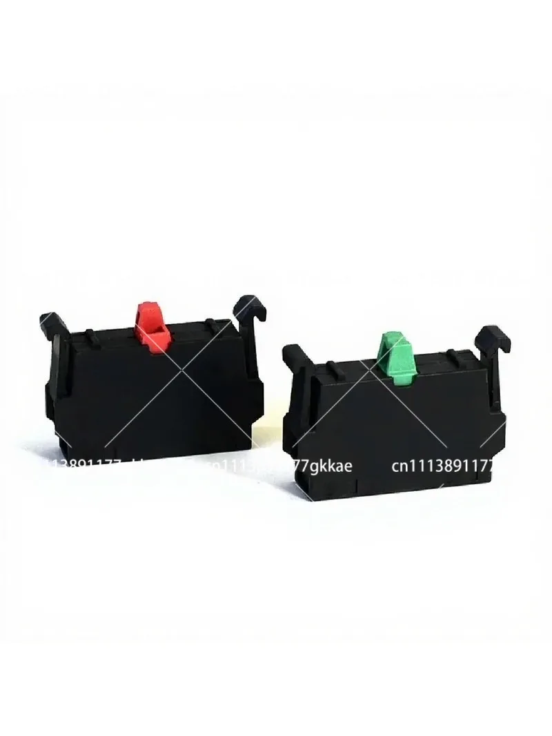 10PCS LA115-A-10 Electronic Button Switch Normally Closed Contact Rotation Emergency Stop Flat Head