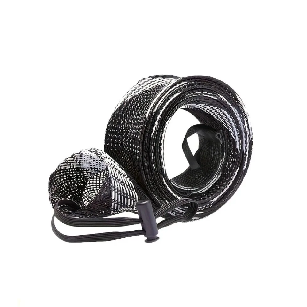 2024 Expanable Braided Mesh Fishing Rod Cover Pole Sleeve Protector Bag Fishing Rod Sleeve HOT Durable Fishing Pole Protective