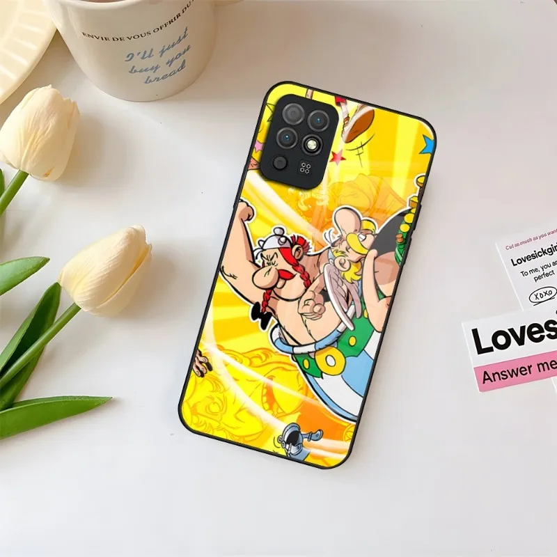 Asterix And Obelix Phone Case Glass For Huawei P40 P30 P50 P20 ProPlus Lite Mate 40Pro 30 20 Nove 9 8 7 Pro Cover