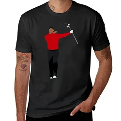 Tiger Sunday Red Golf Clubs Twirl, pga, Augusta, The Master, Win, Fist Pump, Golf, Golfer, Golfing, Golf Lover F Men's T-Shirt