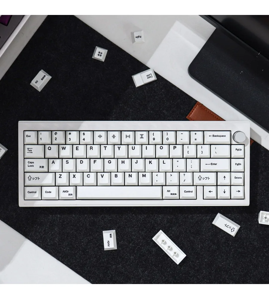 

Keycap PBT Sublimation Original factory Highly adapted 61/64/84 Baiying/Japanese 129 key mechanical keyboard