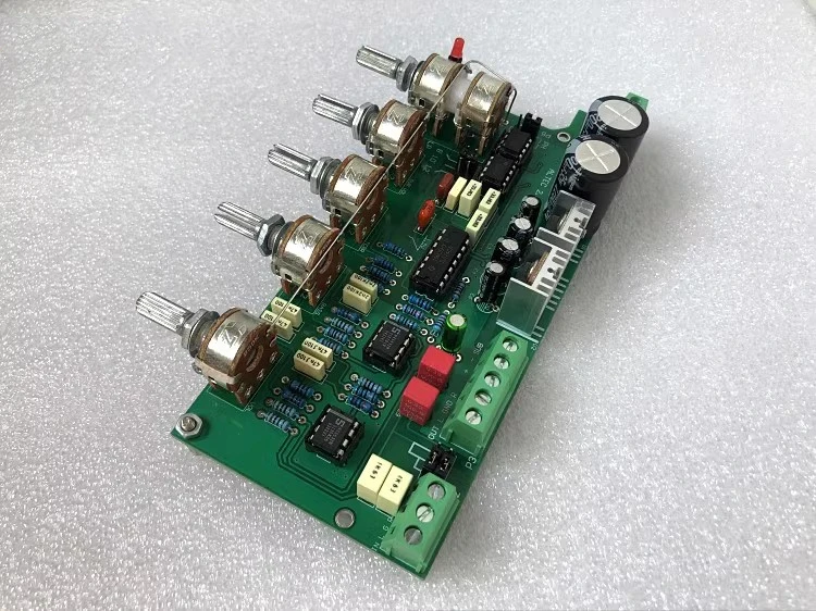 New GHXAMP 2.1 Subwoofer Preamplifier NE5532 Preamp Tone Control Board 3 channel TL072 Treble Bass adjustment