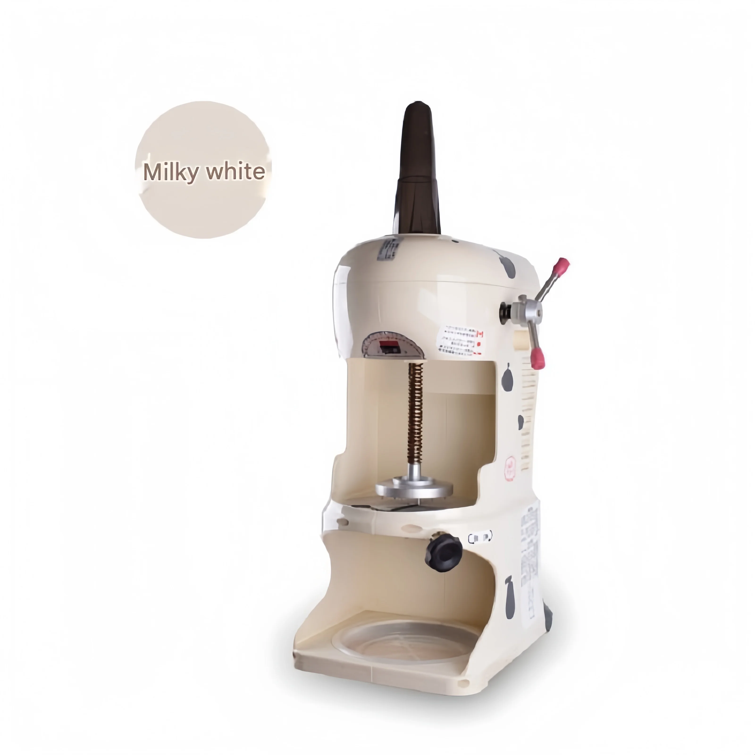 Portable Stainless Steel Ice Shaver Machine for Snow Cones and Desserts