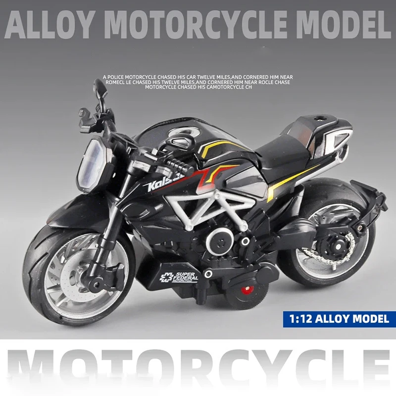 

Simulation Car Toy Street Motorcycle Model Mini Toy Alloy Motorcycle Model Miniature Diecast Racing Off-Road Motorcycle Gift