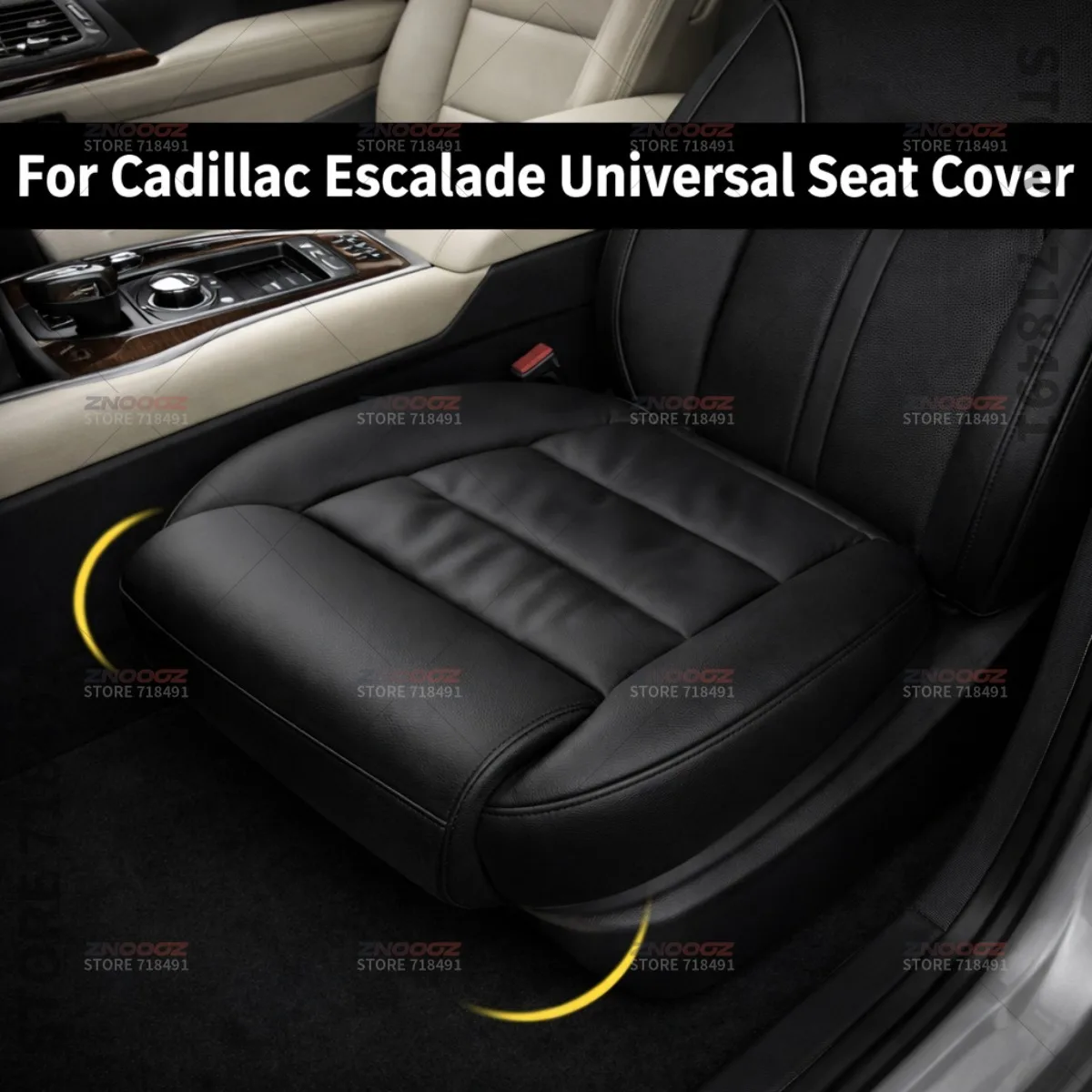 

Car Seat Leg Support Extension Seat Cover Memory Foam Extender Cushion Interior Accessories For Cadillac Escalade