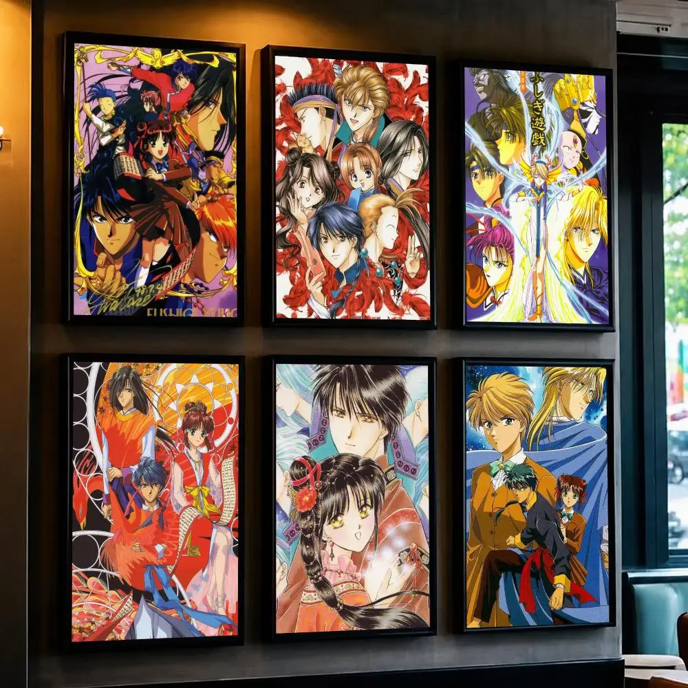 anime F-Fushigi Yuugi-I Poster Removable Wall Sticker for Home Cafe Bar Office Interior Decor