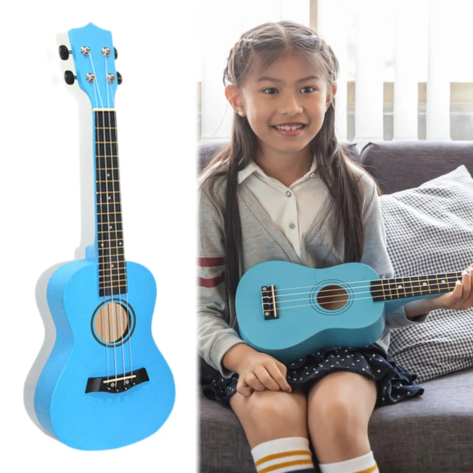 Kids Toy Ukulele Musical Instrument Toy Developmental Skill Improving Strumming