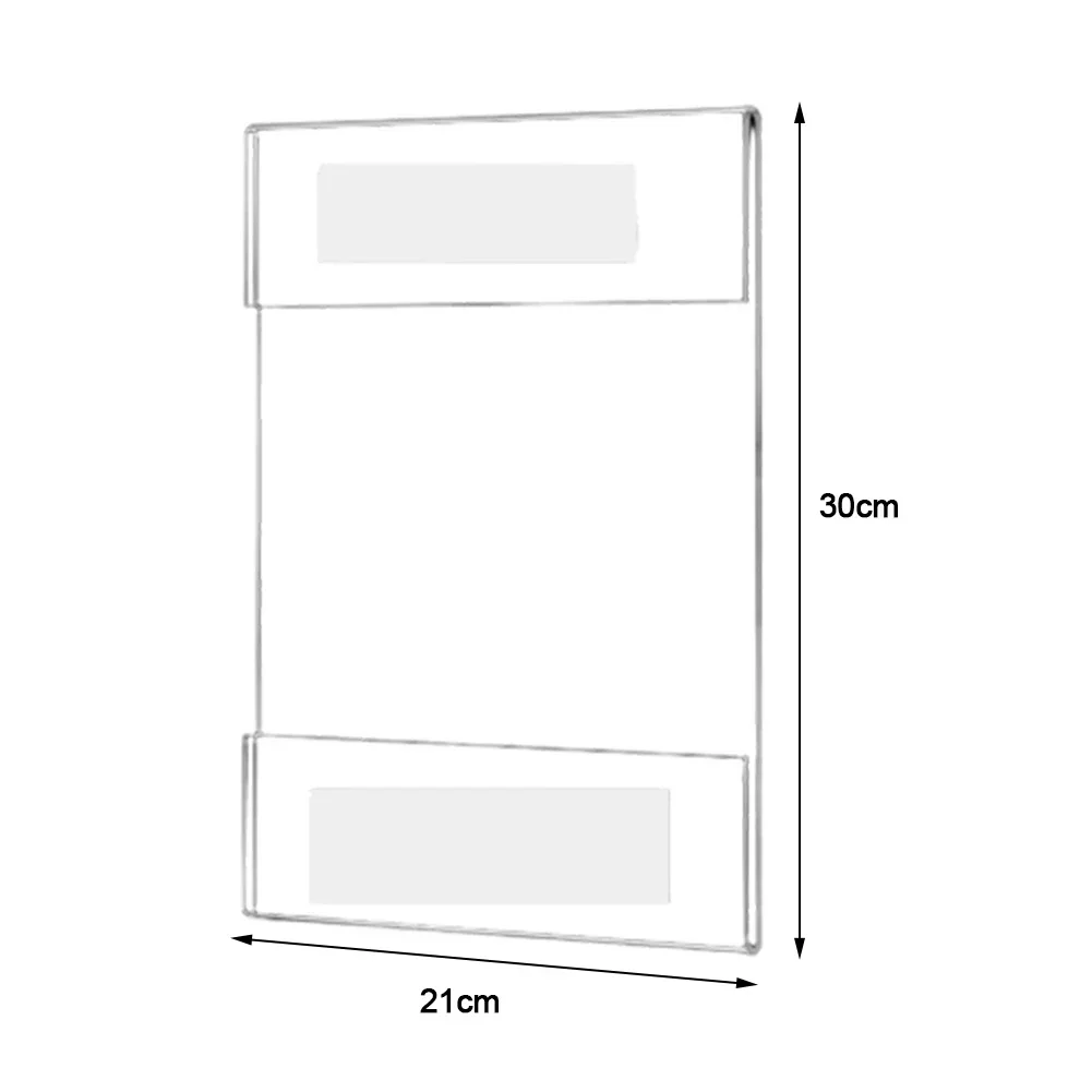 No-punch Acrylic Photo Frame Wall-Mounted Transparent Tag With Table Sign 10*15cm，15*21cm，21*30cm Display Frame For Home Decora