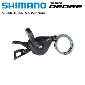 Shimano-palanca de cambios DEOER serie SL-M6100/M6100 Spec EV derecha, 12 velocidades, piezas originales para bicicleta de montaña