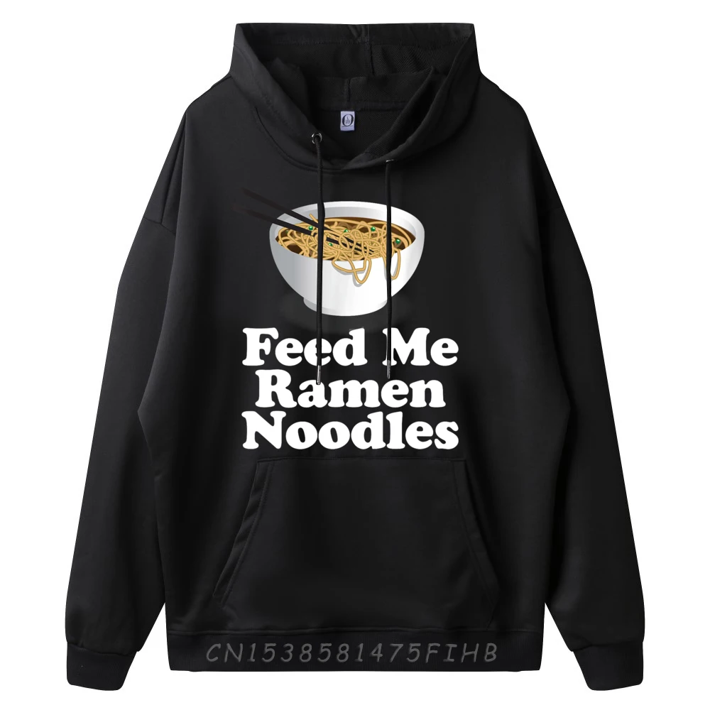 Feed Me Ramen Noodles Ramen Noodles Shirt Funny Sweatshirts Men Sale Normal Men Christmas Sweater Long Sleeve